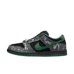 There x Nike SB Dunk Low Pro Anthracite and Gorge Green