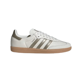 Tênis adidas Samba OG "Off White Cyber Metallic" Feminino Branco
